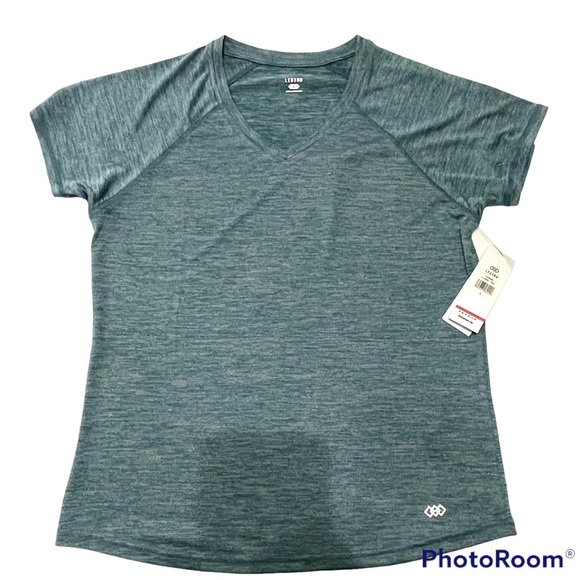 Legend Womens Active Athletic Performance Top Teal L11542S1 Size L NWT - Picture 2 of 16